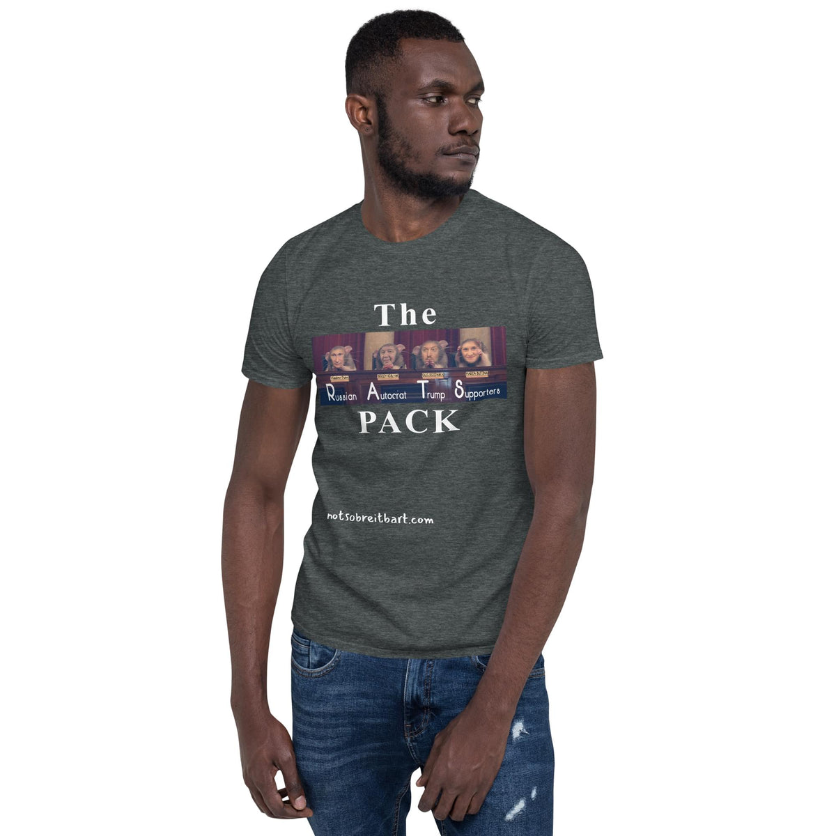 RAT PACK Short-Sleeve Unisex T-Shirt notsobreitbart.com