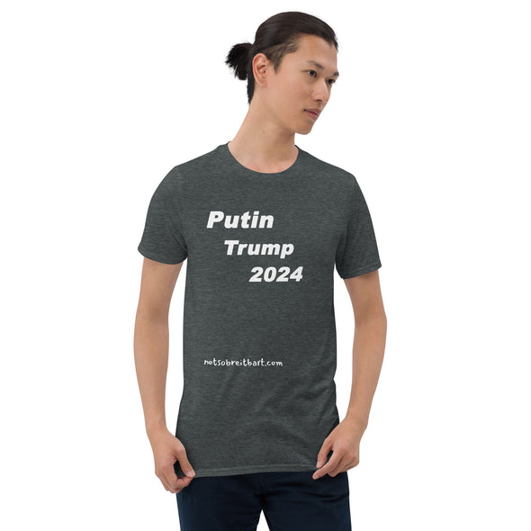 Putin Trump Short-Sleeve Men's  Unisex T-Shirt notsobreitbart.com