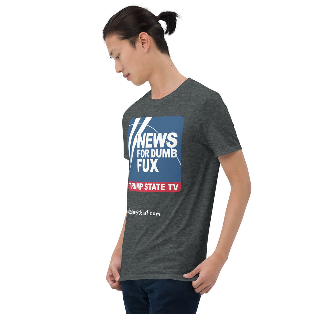 News for Dumb Fox Short-Sleeve Unisex T-Shirt notsobreitbart.com