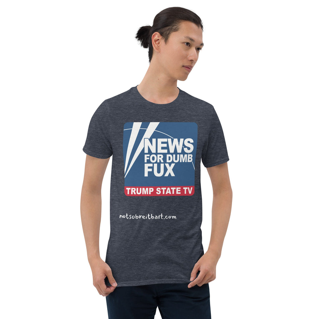 News for Dumb Fox Short-Sleeve Unisex T-Shirt notsobreitbart.com