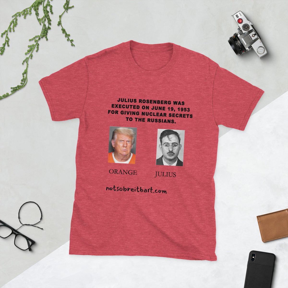 Orange Julius Short-Sleeve Soft Unisex T-Shirt notsobreitbart.com