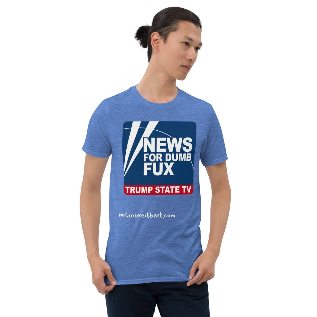 News for Dumb Fox Short-Sleeve Unisex T-Shirt notsobreitbart.com