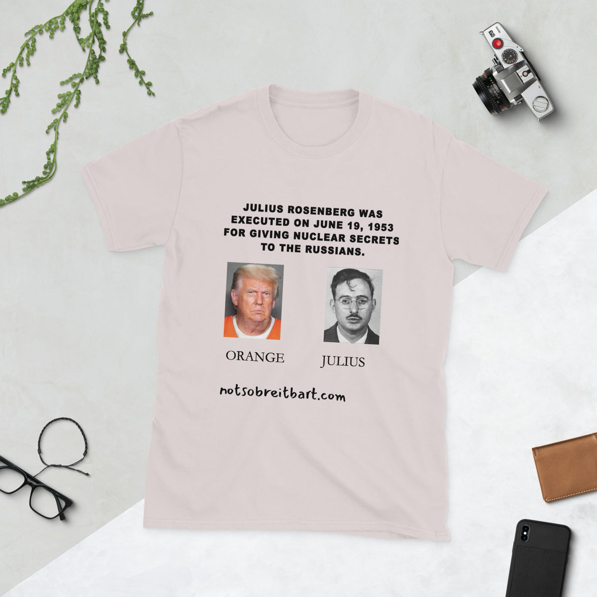 Orange Julius Short-Sleeve Soft Unisex T-Shirt notsobreitbart.com