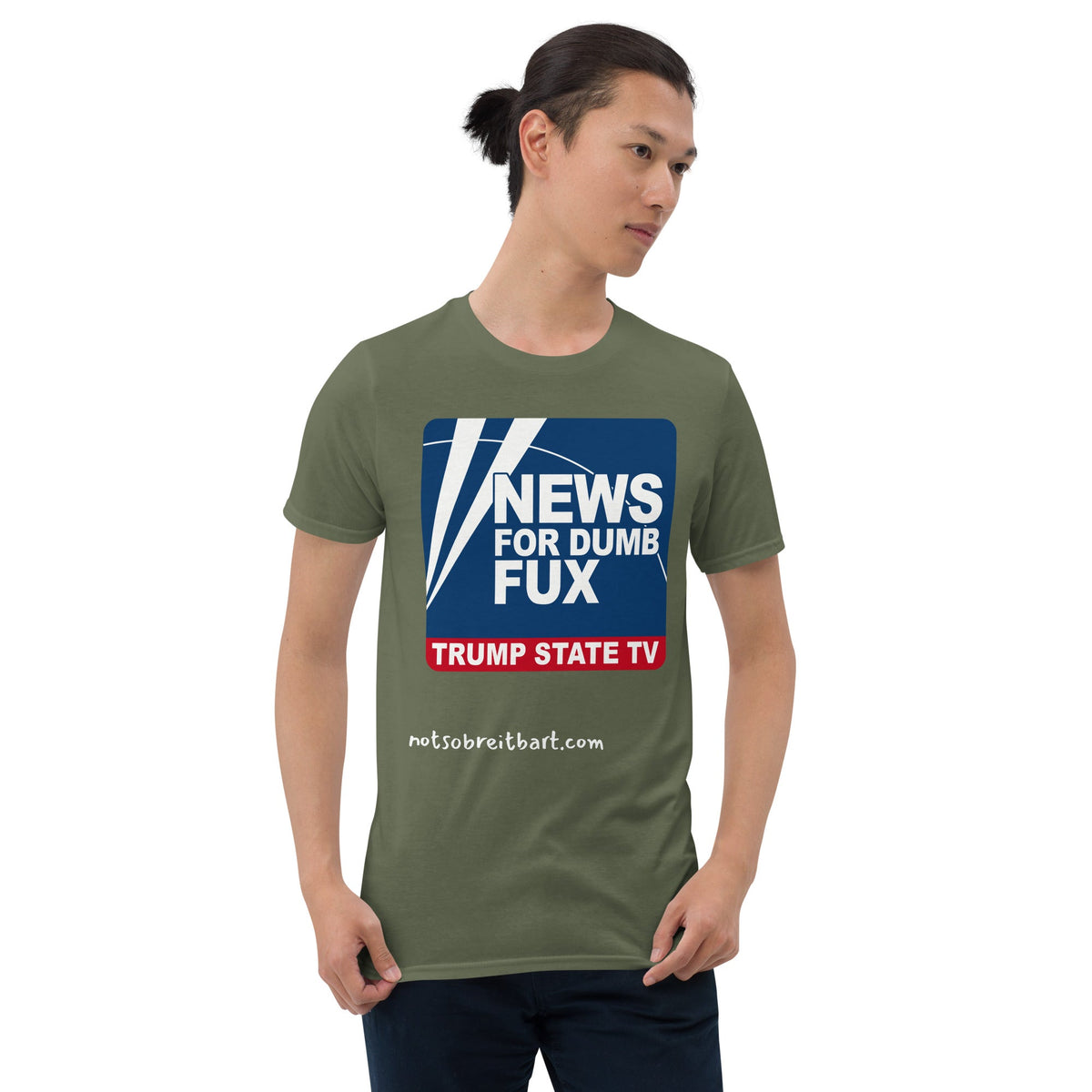 News for Dumb Fox Short-Sleeve Unisex T-Shirt notsobreitbart.com