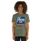 News for Dumb Fux Short-Sleeve Unisex T-Shirt notsobreitbart.com