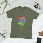 This would solve a lot of blue state's problems!   Canada, please?  Short-Sleeve Unisex T-Shirt notsobreitbart.com
