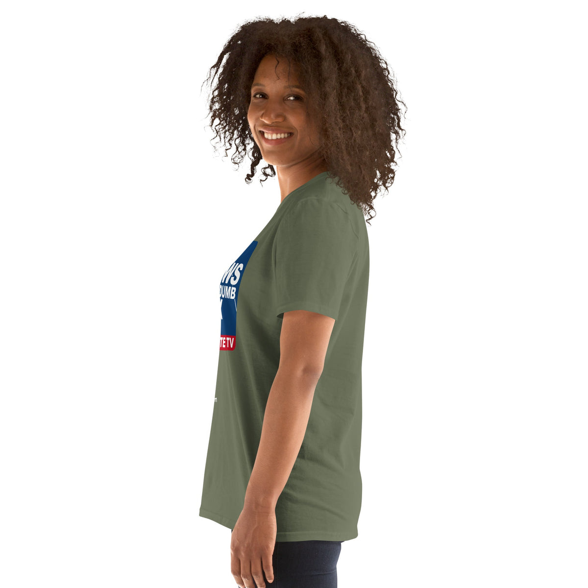 News for Dumb Fux Short-Sleeve Unisex T-Shirt notsobreitbart.com