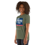 News for Dumb Fux Short-Sleeve Unisex T-Shirt notsobreitbart.com