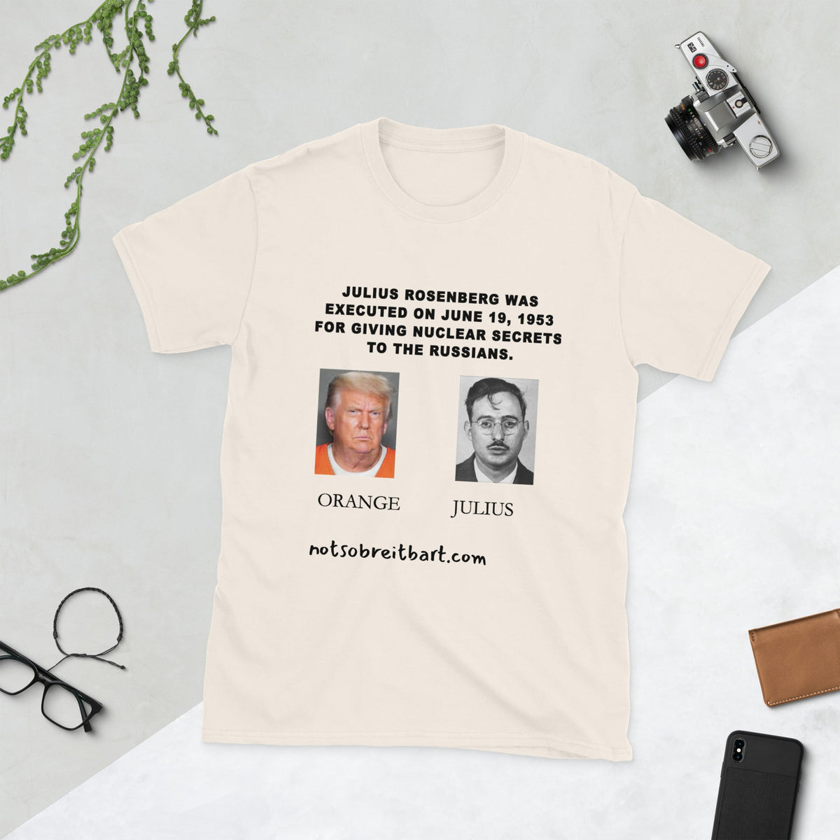 Orange Julius Short-Sleeve Soft Unisex T-Shirt notsobreitbart.com