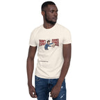 Trump's Stupidity Requires Stronger Med Short-Sleeve Unisex T-Shirt notsobreitbart.com