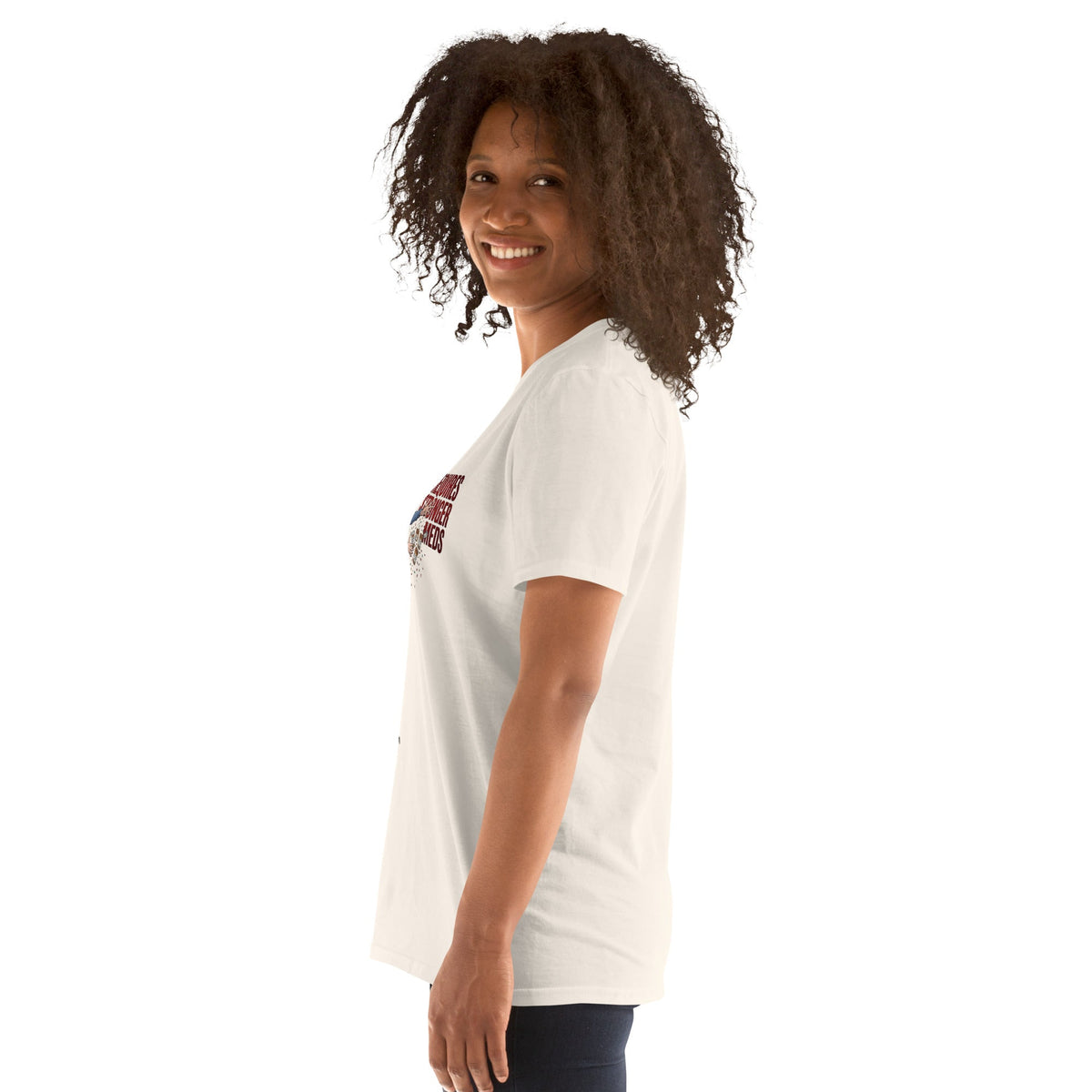 Trump's Stupidity Requires Stronger Meds Short-Sleeve Unisex T-Shirt notsobreitbart.com