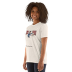 Trump's Stupidity Requires Stronger Meds Short-Sleeve Unisex T-Shirt notsobreitbart.com