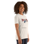 Trump's Stupidity Requires Stronger Meds Short-Sleeve Unisex T-Shirt notsobreitbart.com