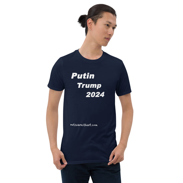 Putin Trump Short-Sleeve Men's  Unisex T-Shirt notsobreitbart.com