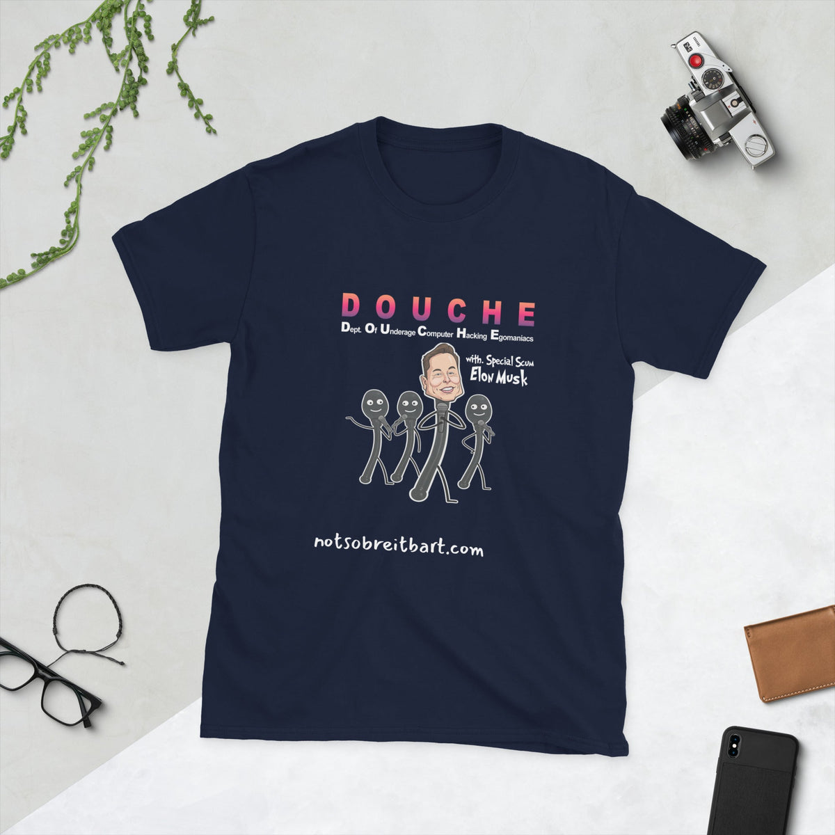 Douche  Unisex T-Shirt style 1 notsobreitbart.com