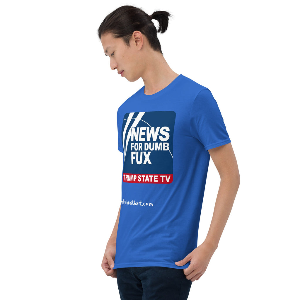 News for Dumb Fox Short-Sleeve Unisex T-Shirt notsobreitbart.com