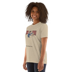 Trump's Stupidity Requires Stronger Meds Short-Sleeve Unisex T-Shirt notsobreitbart.com