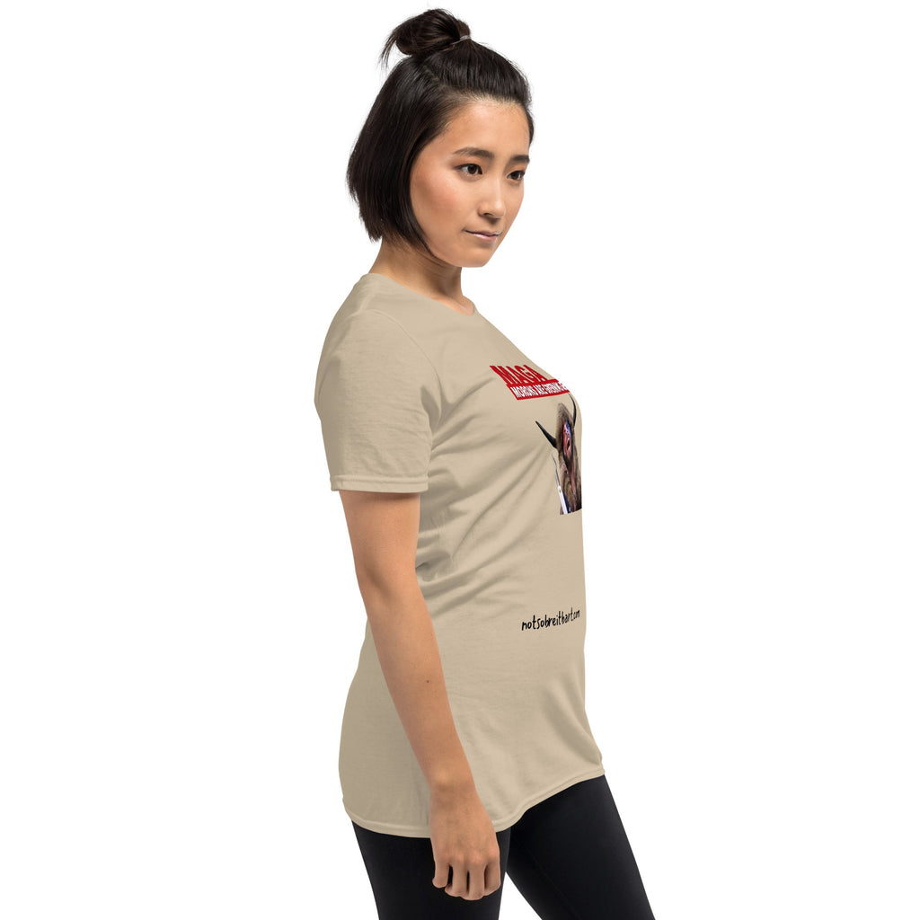 Morons Are Governing America Short-Sleeve Unisex T-Shirt notsobreitbart.com