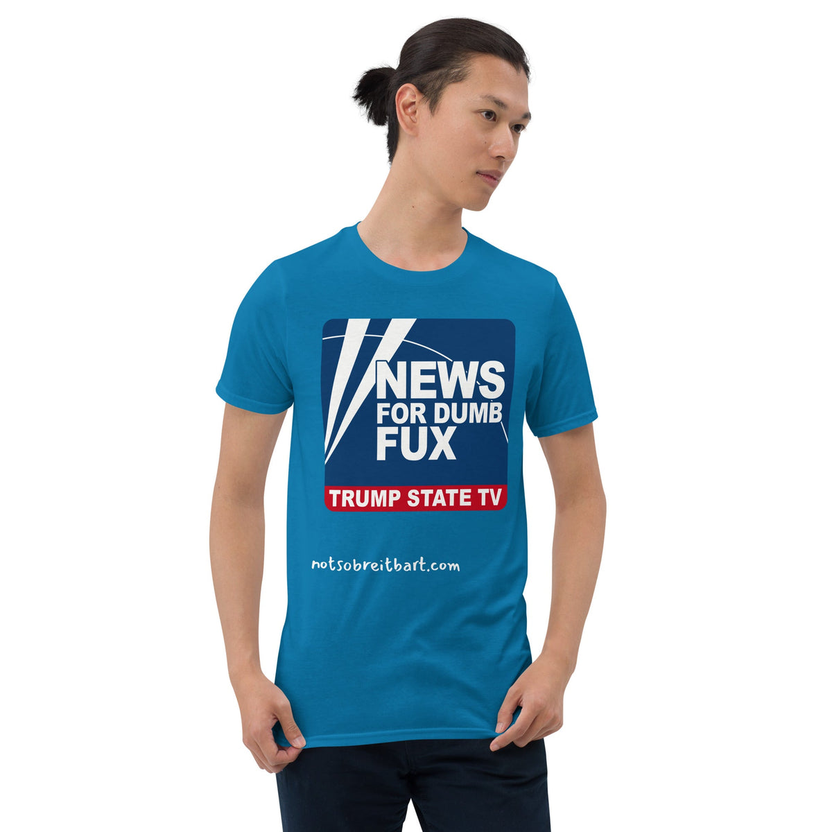 News for Dumb Fox Short-Sleeve Unisex T-Shirt notsobreitbart.com