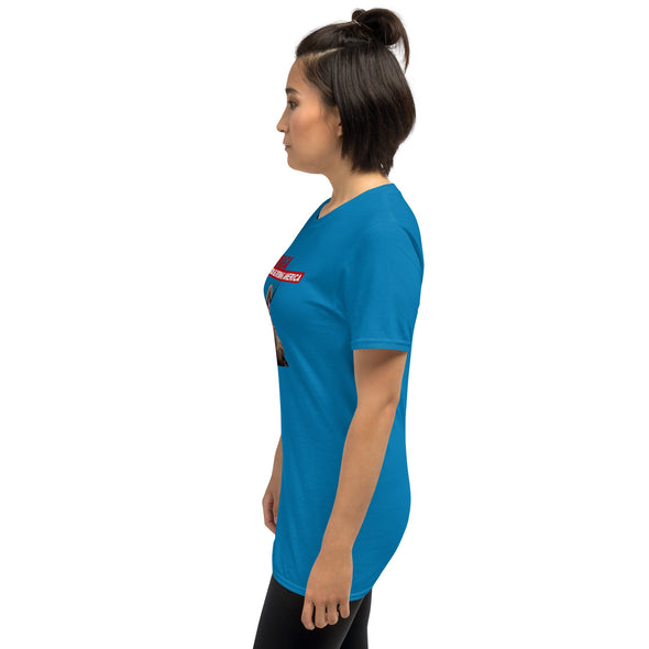 Morons Are Governing America Short-Sleeve T-Shirt notsobreitbart.com