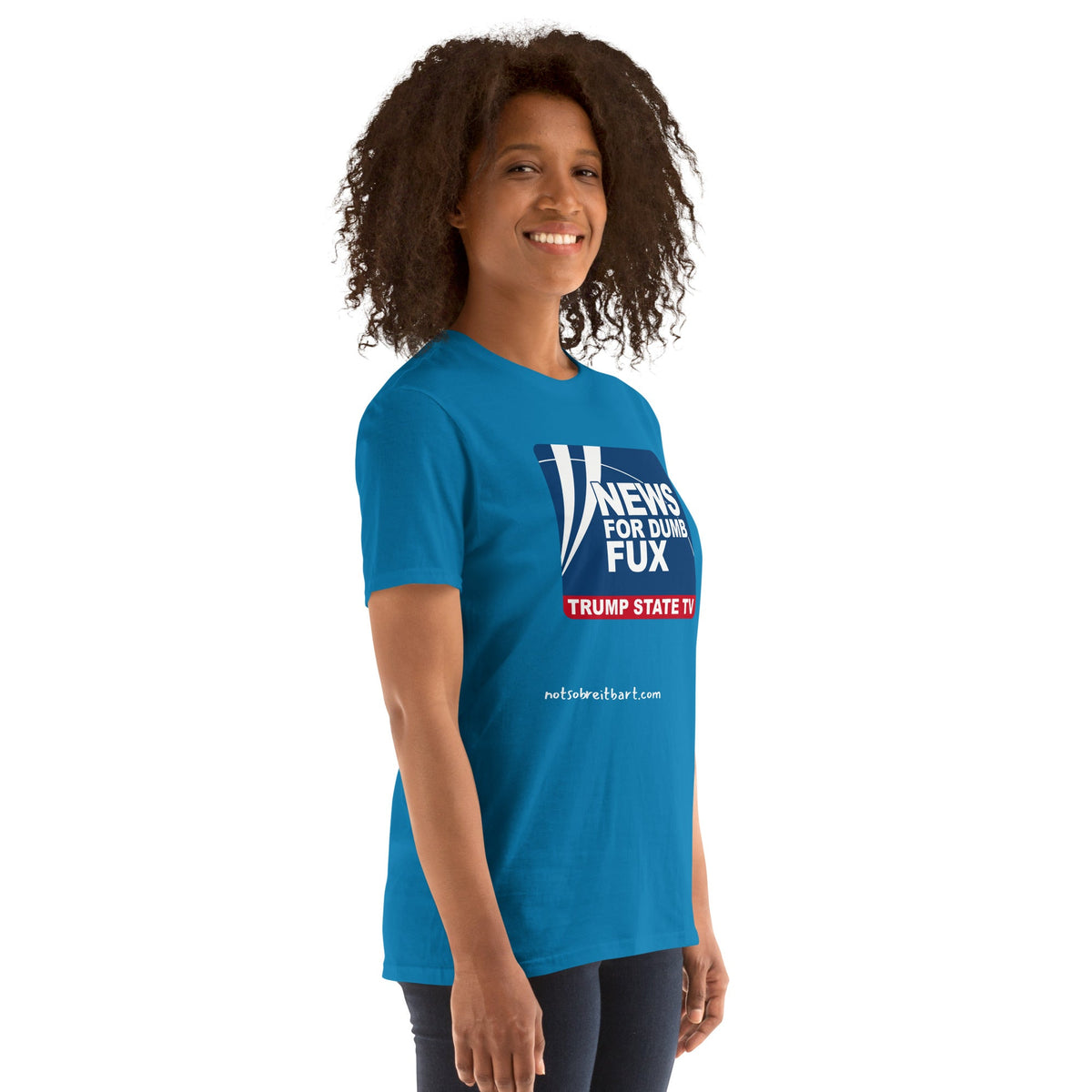 News for Dumb Fux Short-Sleeve Unisex T-Shirt notsobreitbart.com