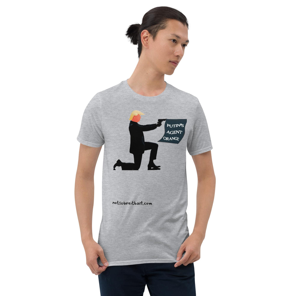 Putin's Agent Short-Sleeve Unisex T-Shirt notsobreitbart.com