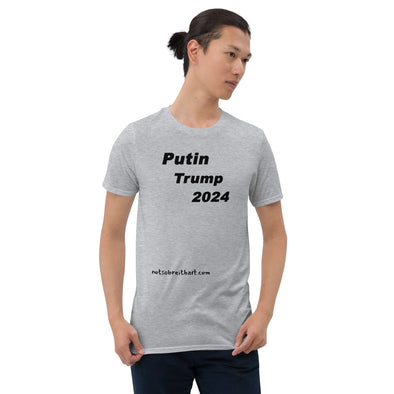 Putin Trump Short-Sleeve Men's  Unisex T-Shirt notsobreitbart.com