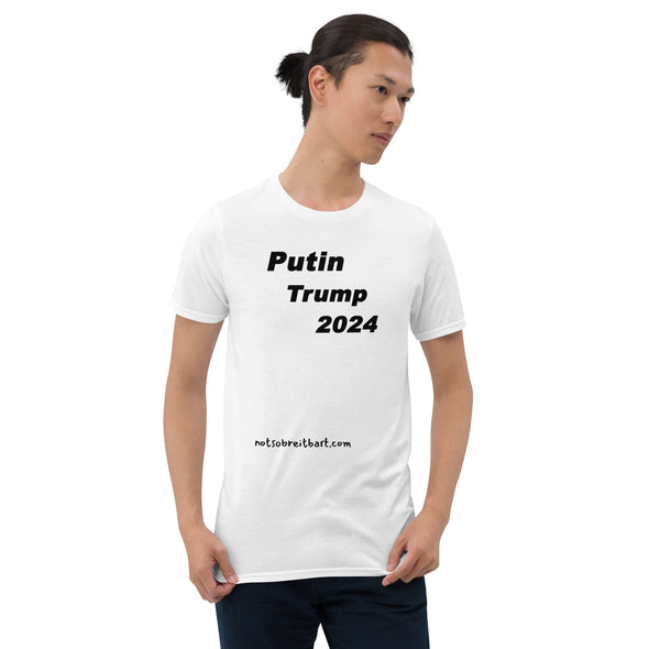 Putin Trump Short-Sleeve Men's  Unisex T-Shirt notsobreitbart.com