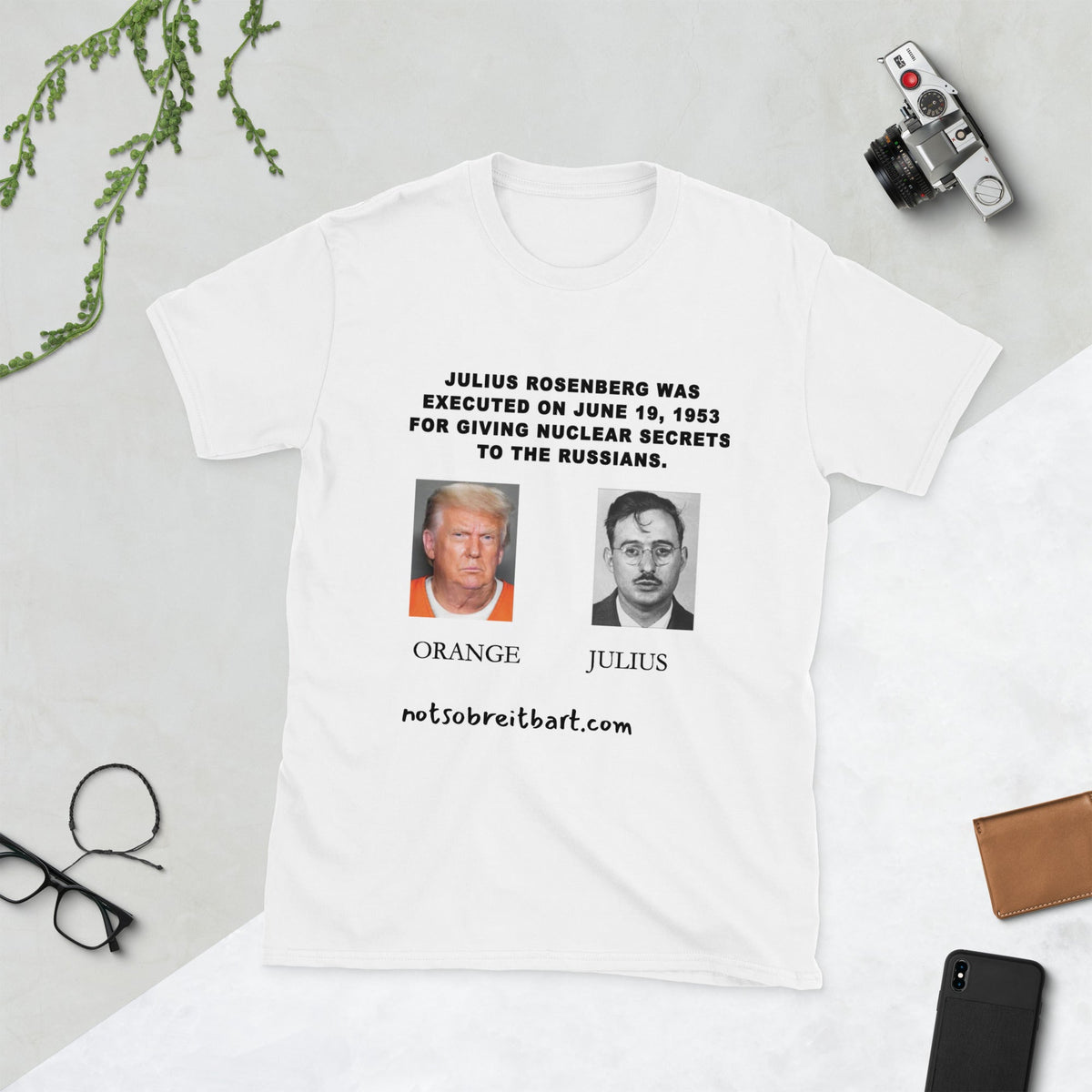 Orange Julius Short-Sleeve Soft Unisex T-Shirt notsobreitbart.com