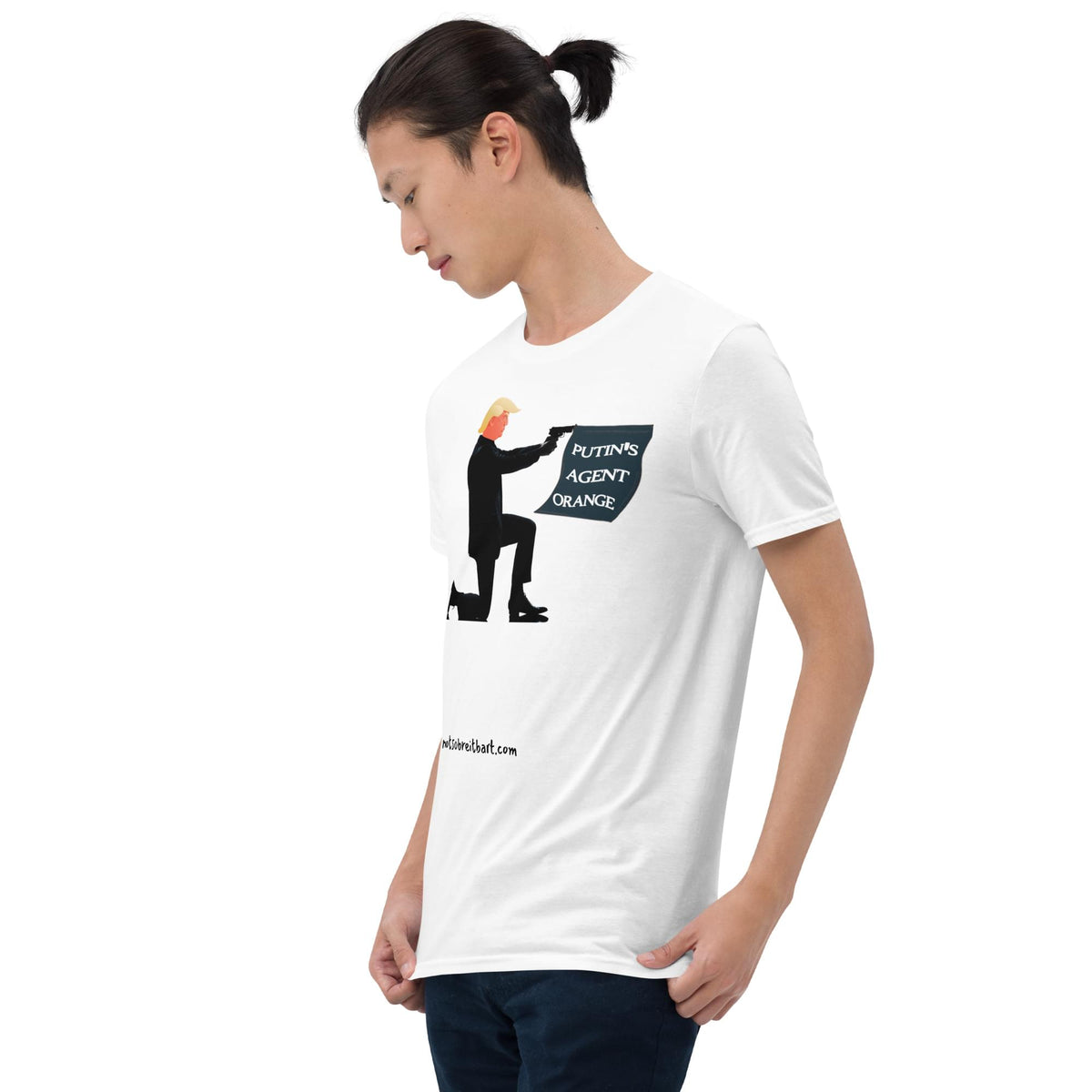 Putin's Agent Short-Sleeve Unisex T-Shirt notsobreitbart.com