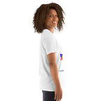 Trump pissing on US Short-Sleeve Unisex T-Shirt notsobreitbart.com