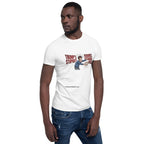 Trump's Stupidity Requires Stronger Med Short-Sleeve Unisex T-Shirt notsobreitbart.com