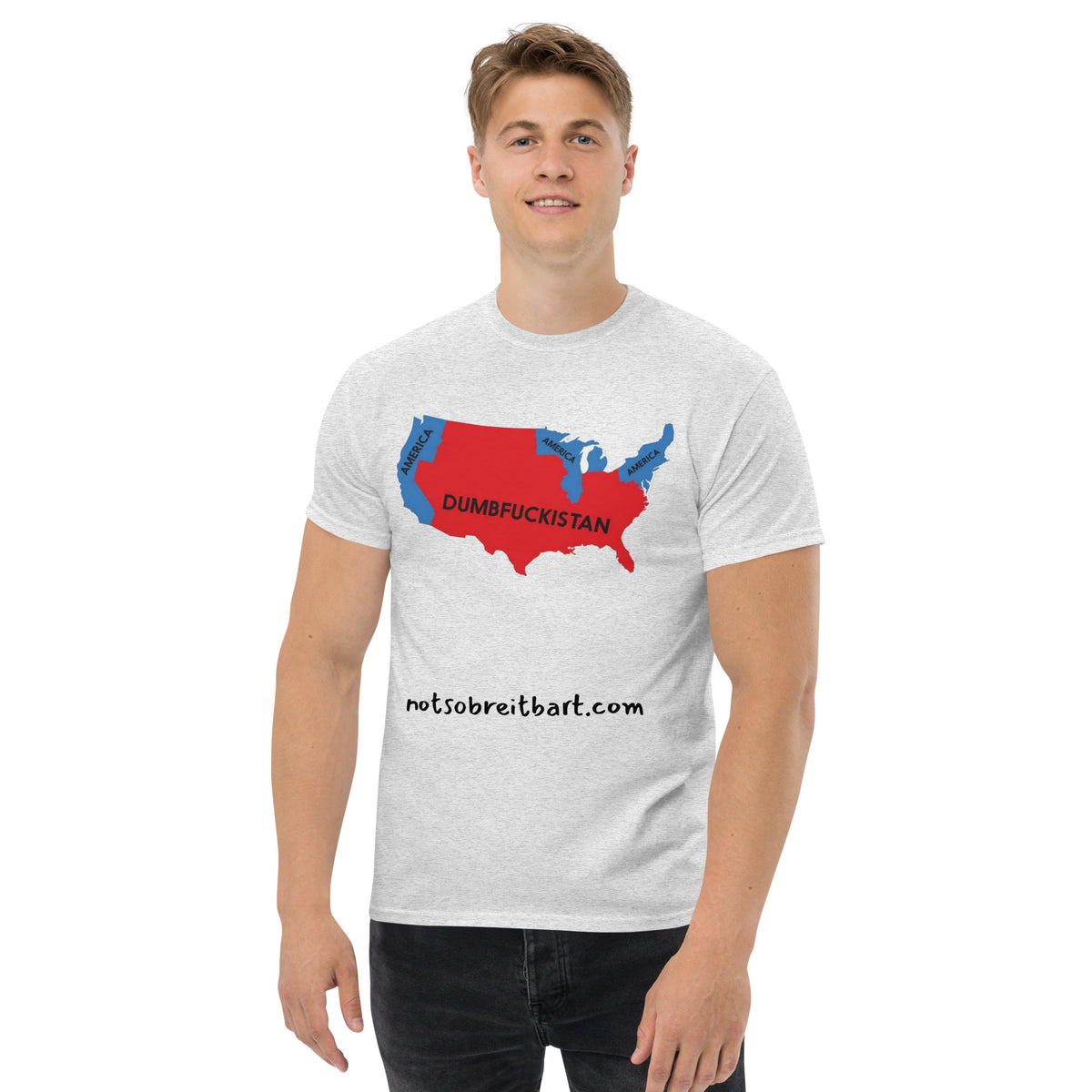 Trump's America:  Dumbfuckistan Unisex classic tee notsobreitbart.com