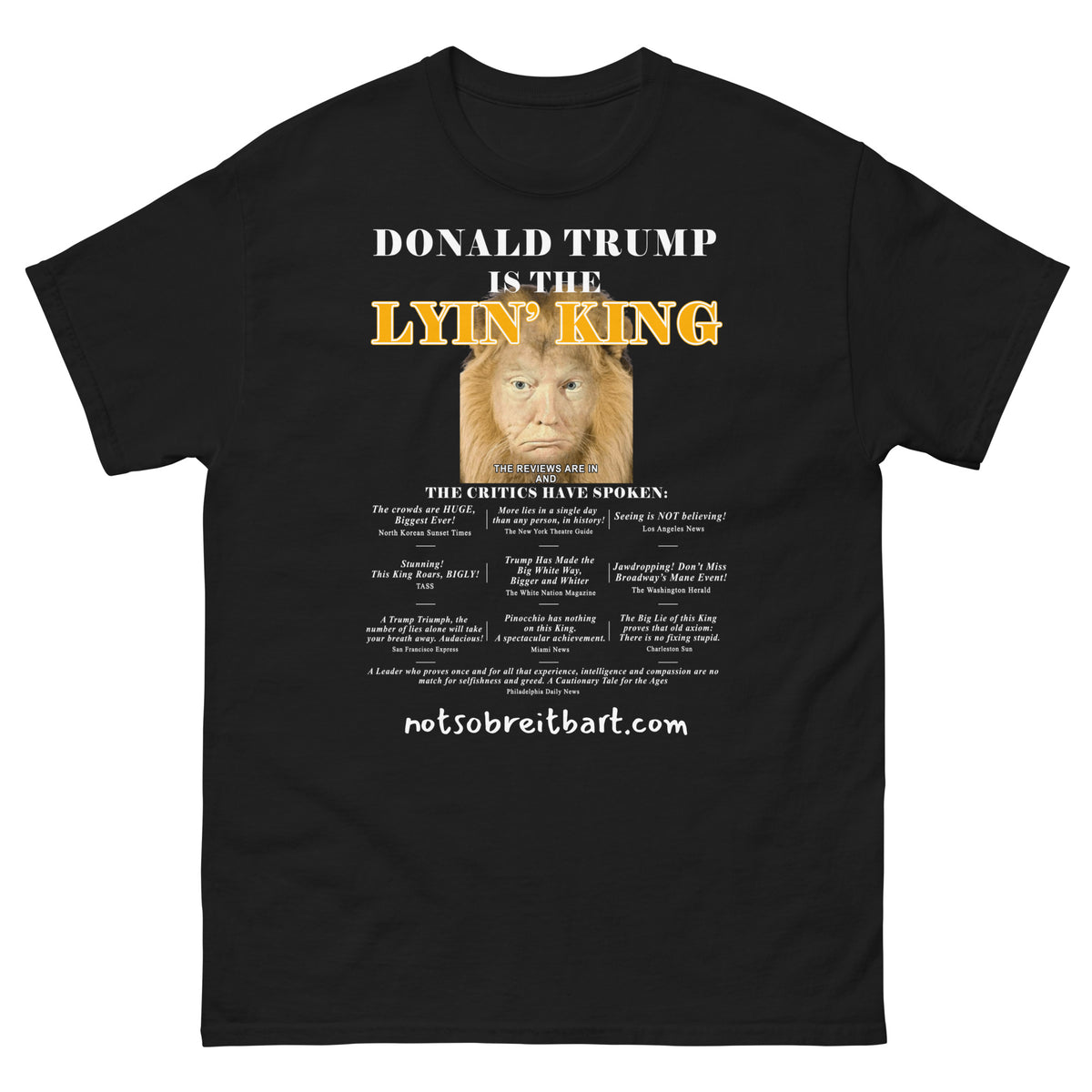 Lyin' King Unisex classic tee notsobreitbart.com
