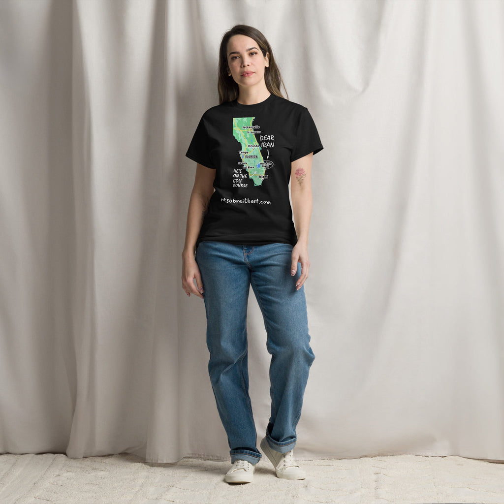 Iran/Golf Course Unisex classic tee notsobreitbart.com