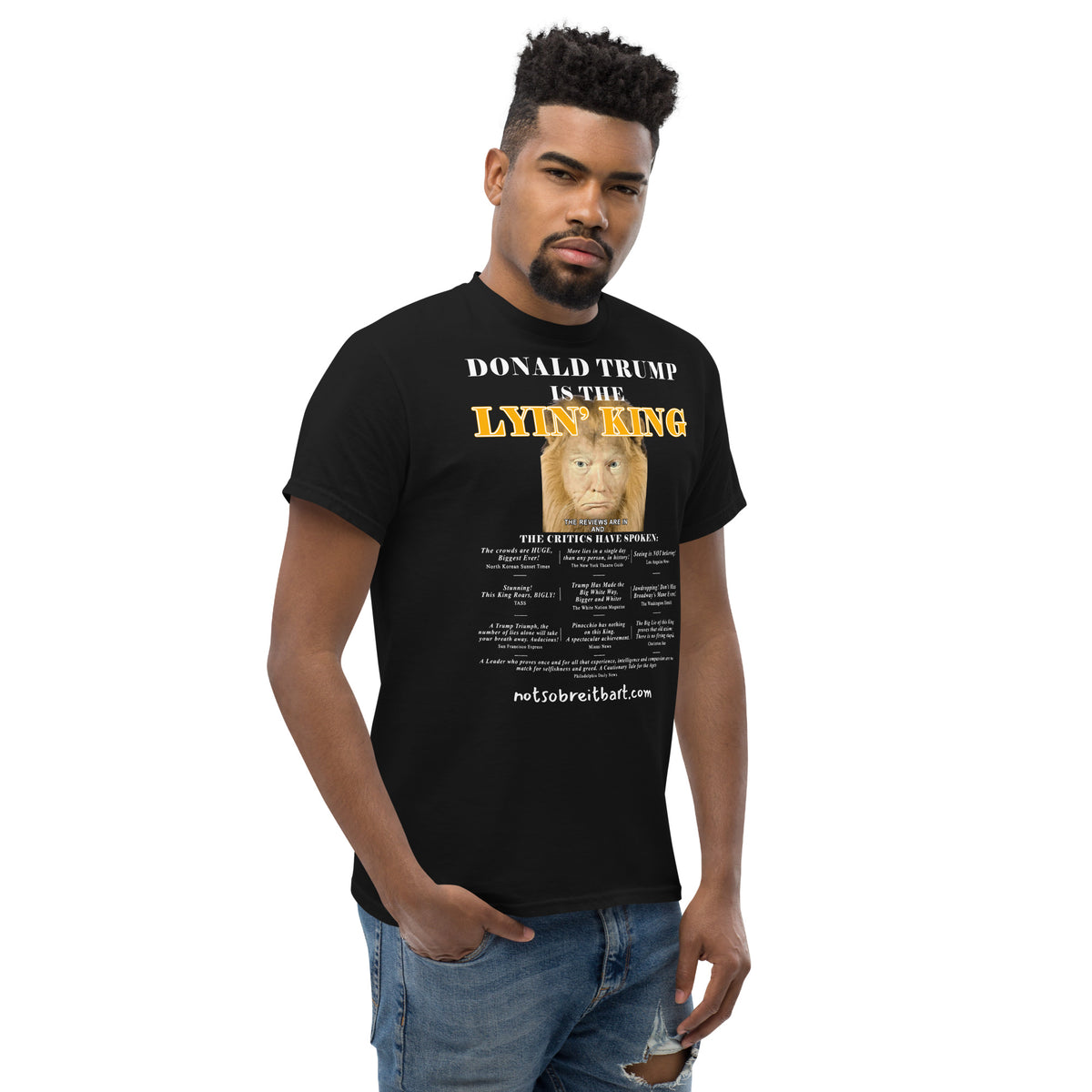 LYIN' KING Unisex classic tee notsobreitbart.com