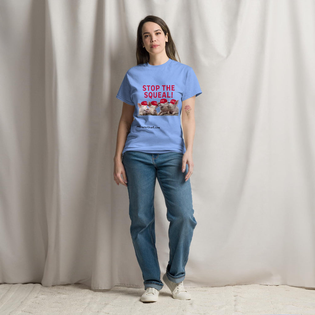 Stop the Squeal Unisex classic tee notsobreitbart.com