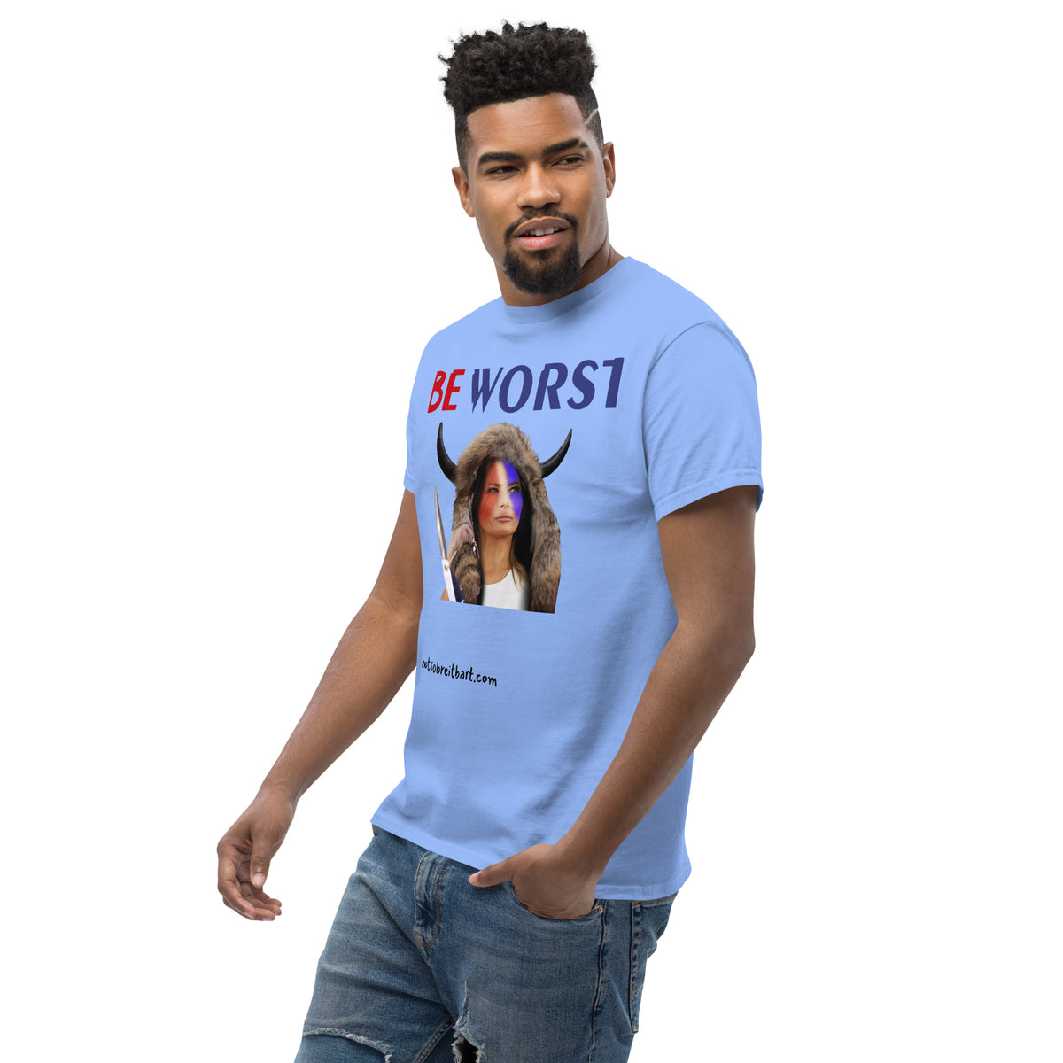 BE WORST Men's (standard/unisex)  classic tee notsobreitbart.com