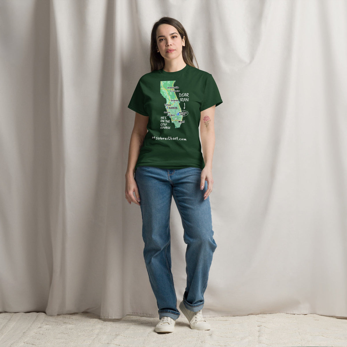 Iran/Golf Course Unisex classic tee notsobreitbart.com