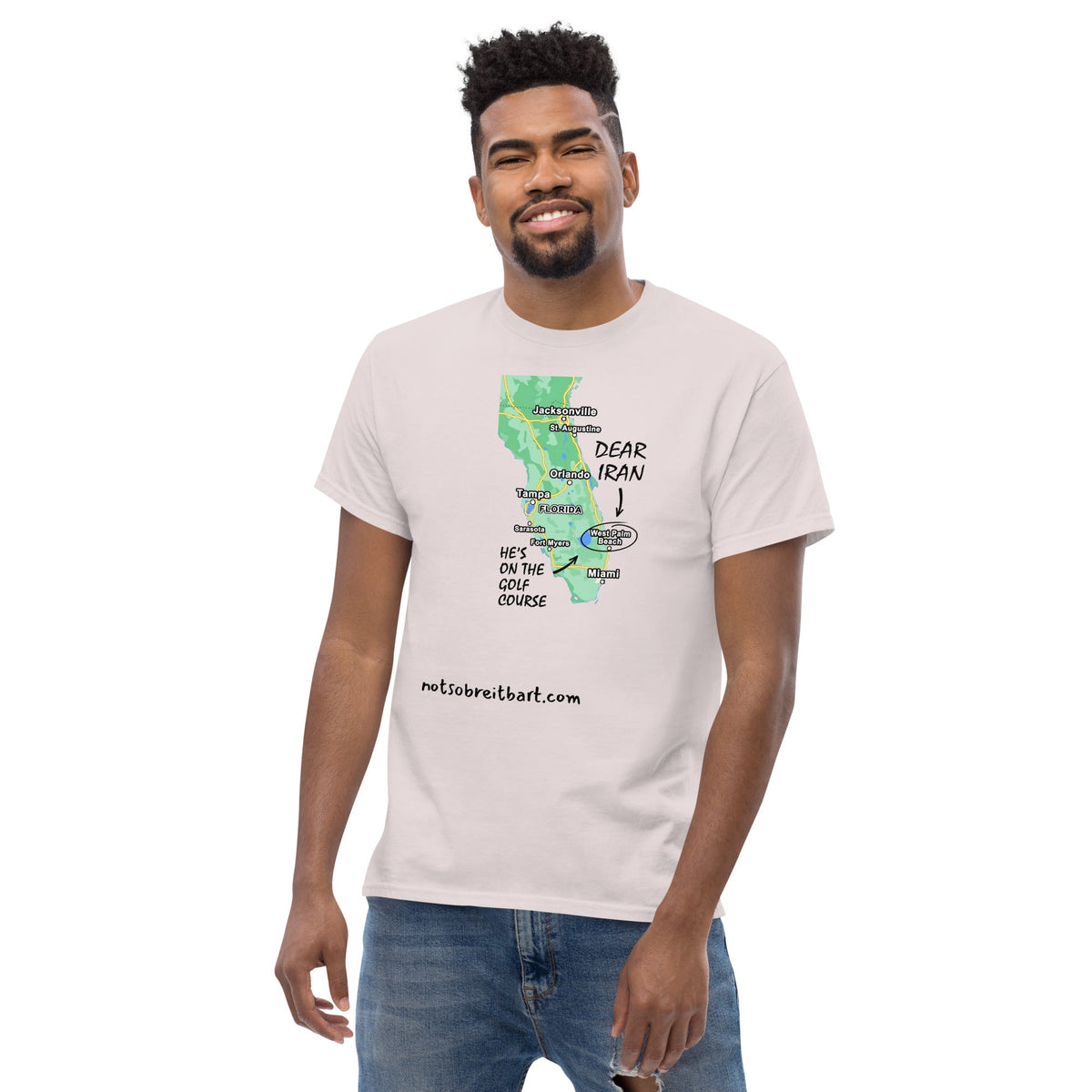 Dear Iran/Golf Course Unisex T notsobreitbart.com