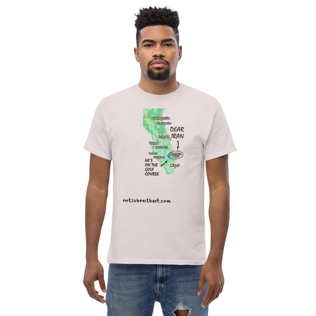 Dear Iran/Golf Course Unisex T notsobreitbart.com