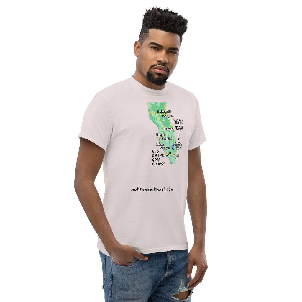 Dear Iran/Golf Course Unisex T notsobreitbart.com