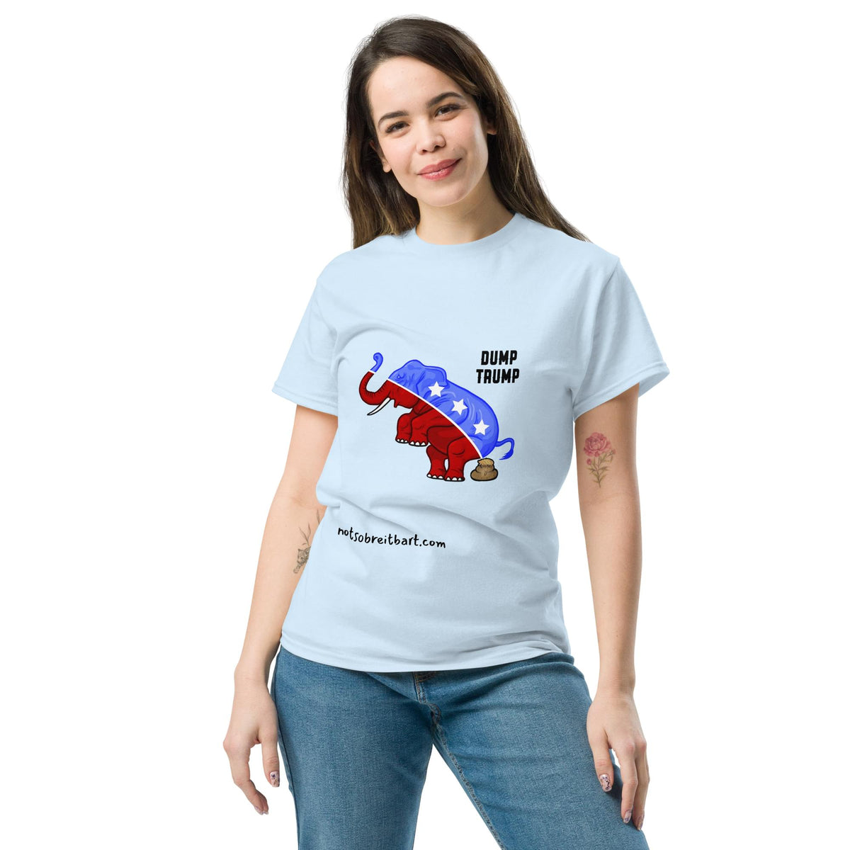 DUMP Trump Unisex classic tee notsobreitbart.com
