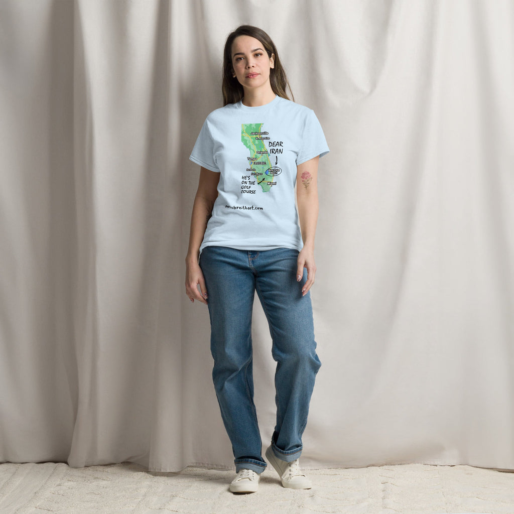 Iran/Golf Course Unisex classic tee notsobreitbart.com