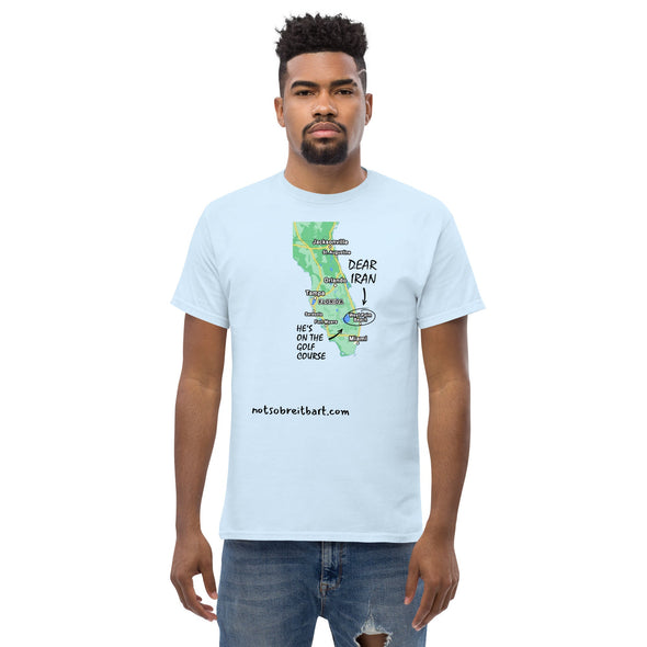 Dear Iran/Golf Course Unisex T notsobreitbart.com