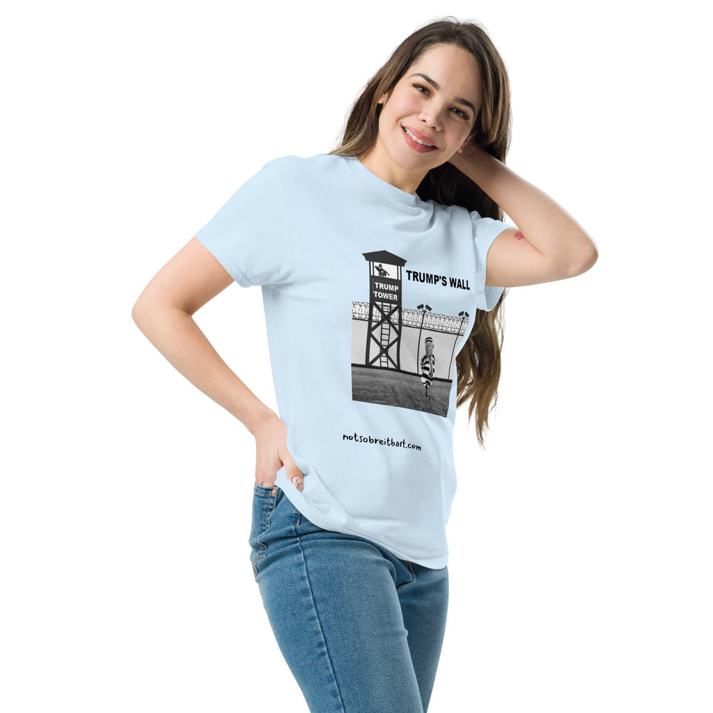Trump's New Residence, Trump's Wall, Trump Tower, Unisex classic tee notsobreitbart.com