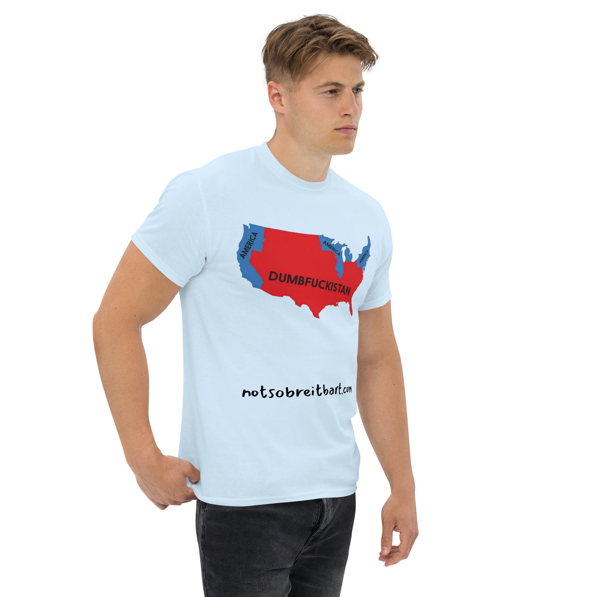 Trump's America:  Dumbfuckistan Unisex classic tee notsobreitbart.com
