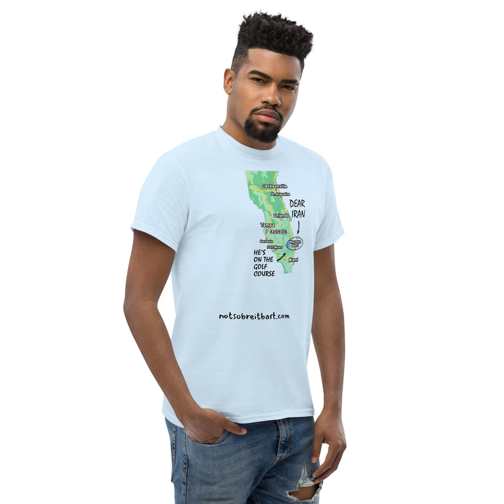 Dear Iran/Golf Course Unisex T notsobreitbart.com