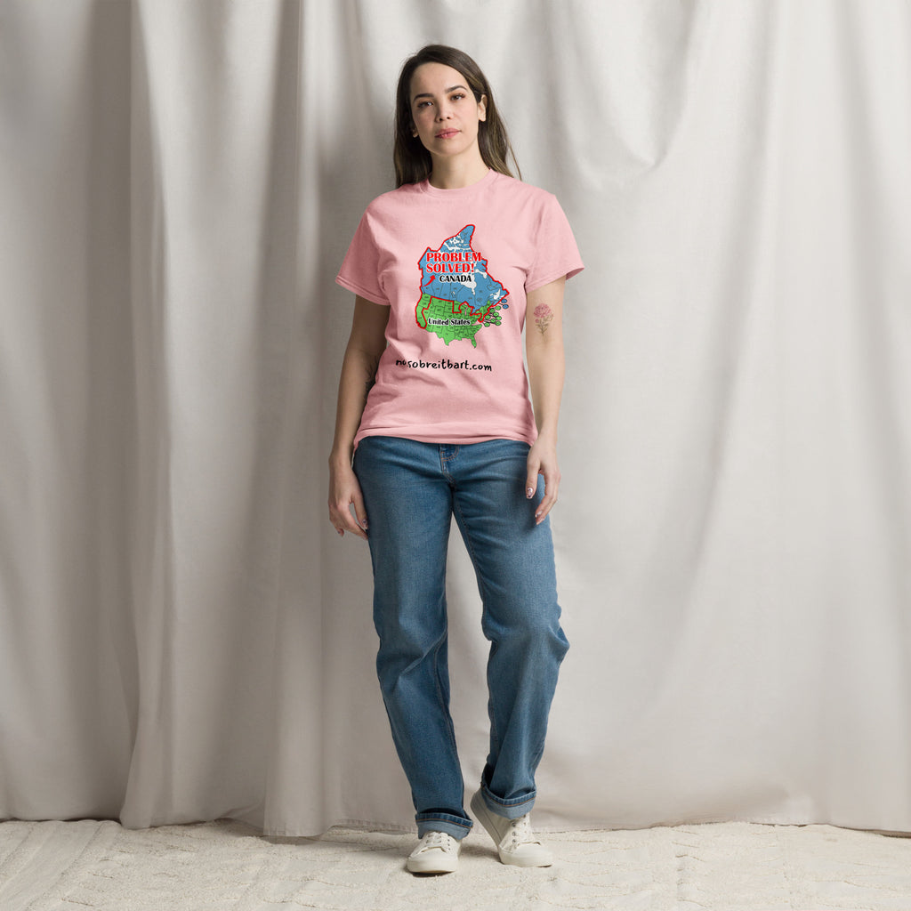 Trump Problem Solved.  Blue States Secede to Canada Unisex classic tee notsobreitbart.com