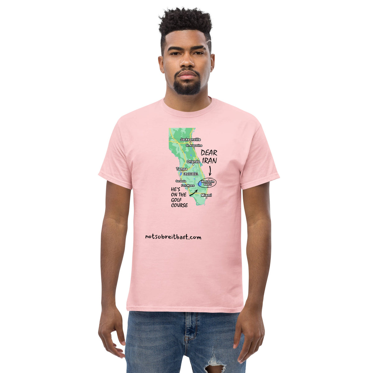 Dear Iran/Golf Course Unisex T notsobreitbart.com